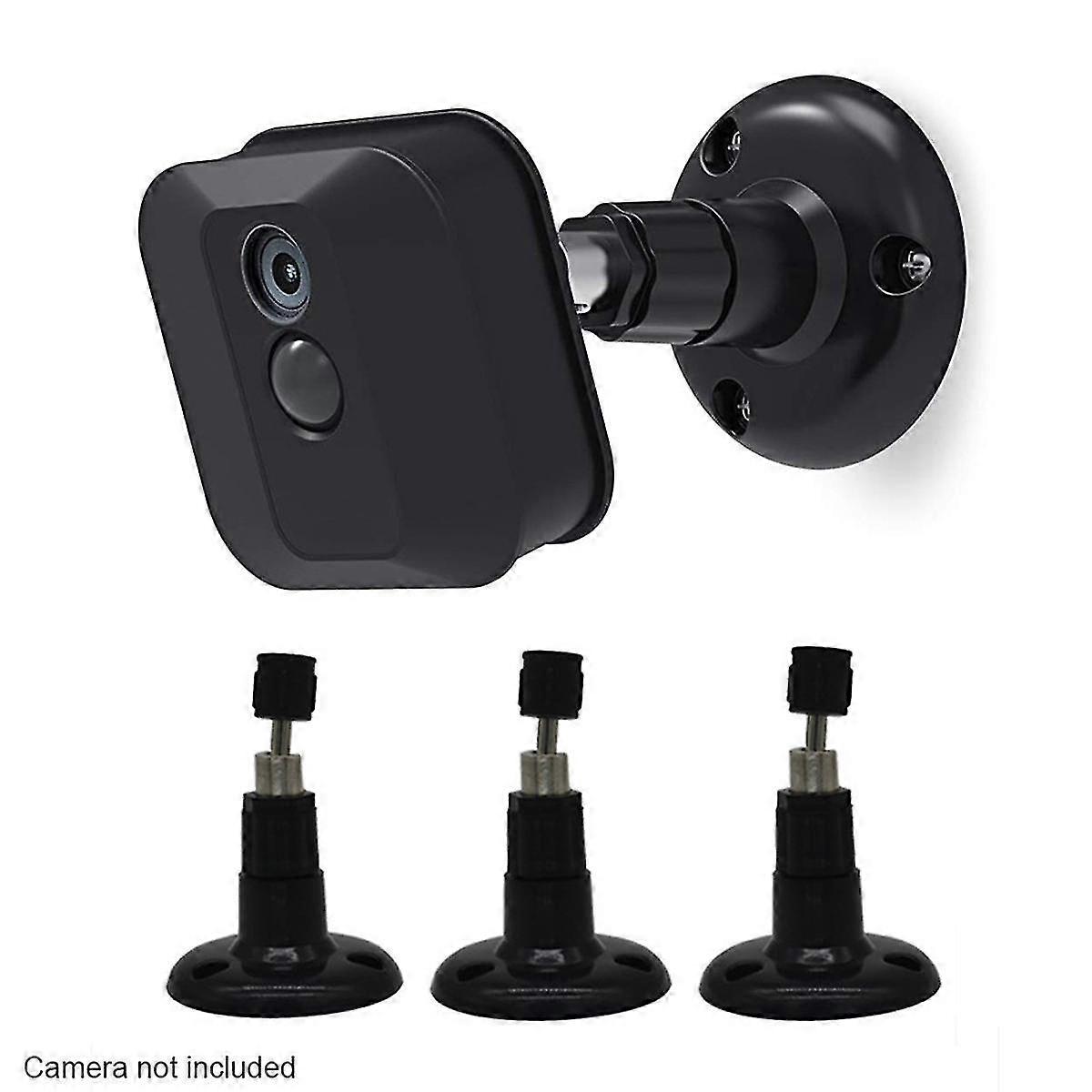 3pcs Wall Mounted Vertical Sturdy Adjustable Home Security Camera Bracket Outdoor Indoor Support Mo