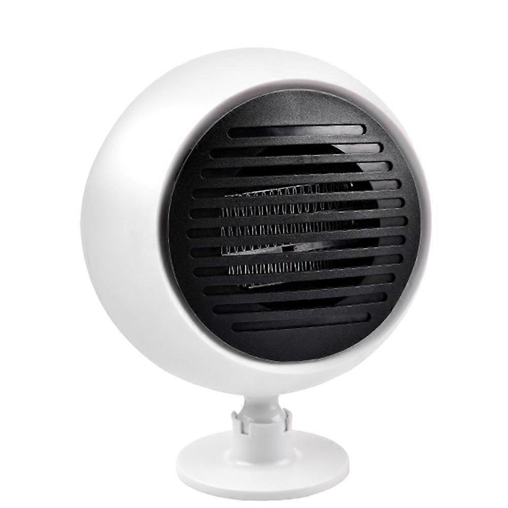 USB Mini Fan Heater Portable Auto White Copper Vehicle Windshield Car Defroster Defogger