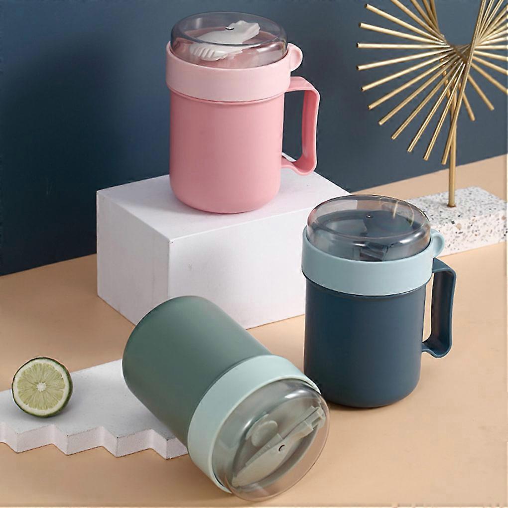 Portable Soup Containers with Lid Sealed Leak-proof Prevent Scalding Breakfast Cup for Outdoor Camping Picnic