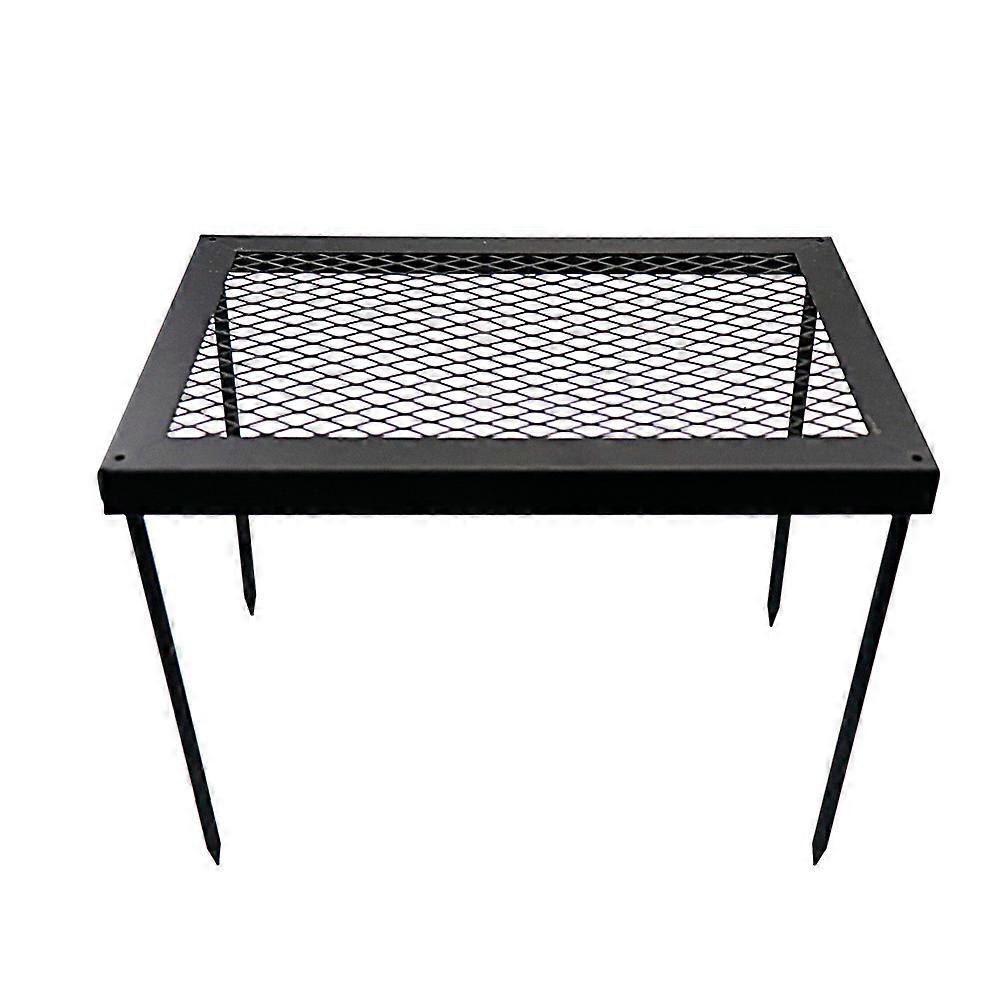 Folding Campfire Rack Heavy Duty Camping Grills Camping Accessories for BBQ