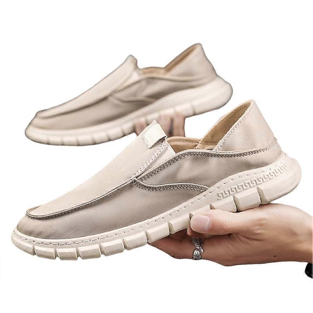 Men's Casual Slip On Shoes All-match Sneakers Round Toe Running Shoes for Spring