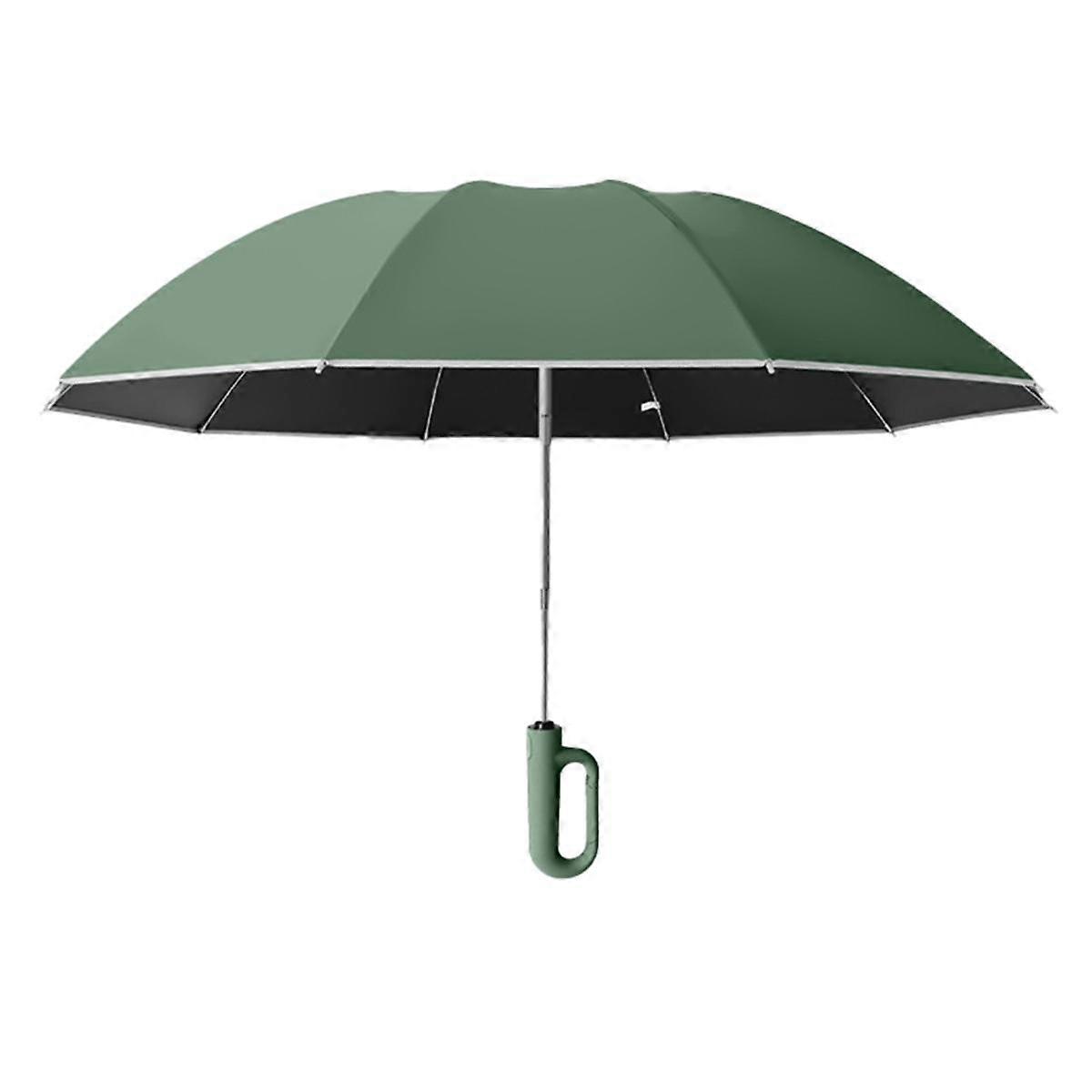 Fully Automatic Reverse Folding Umbrella with Windproof Reflective Stripe UV Umbrellas for Carabine