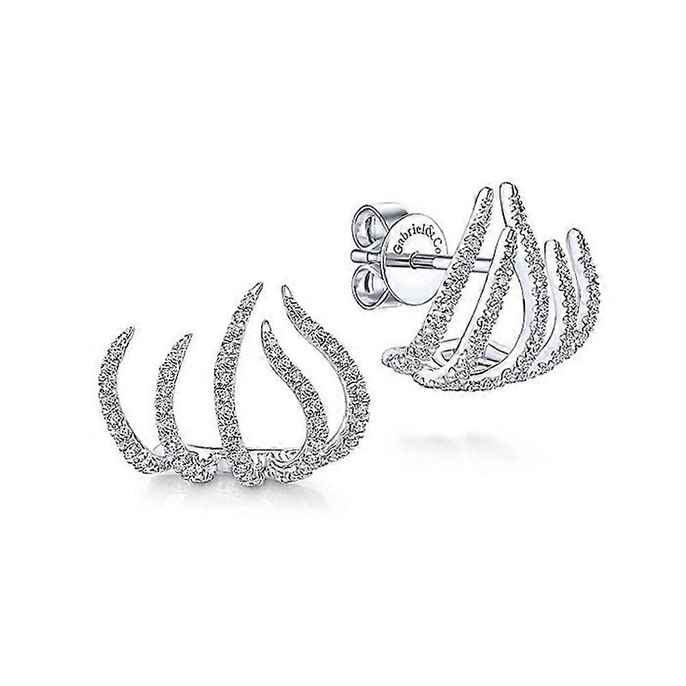 Exaggerated Stud Earring Alloy Ear-Friendly Decoration Simple All Match Earring