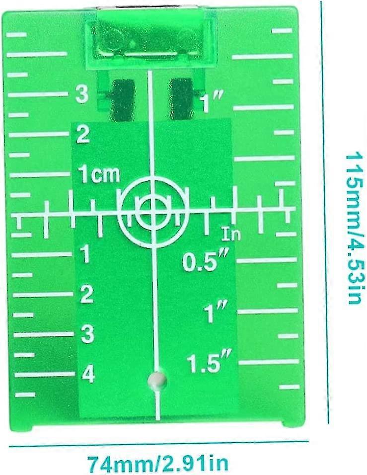 Magnetic Floor Targets Plate For Green Beam Applications Target Plate Card Hardware Tools Receiverred&green2pcs)