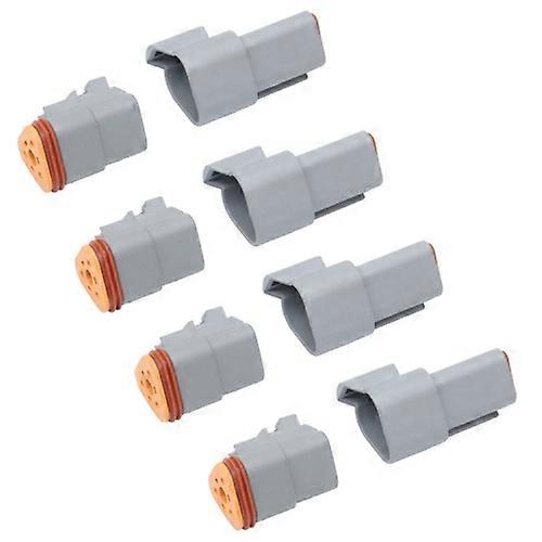 4 PCS DT04-3P / DT06-3S With Copper Car Waterproof Connector Conductive Connection Terminal