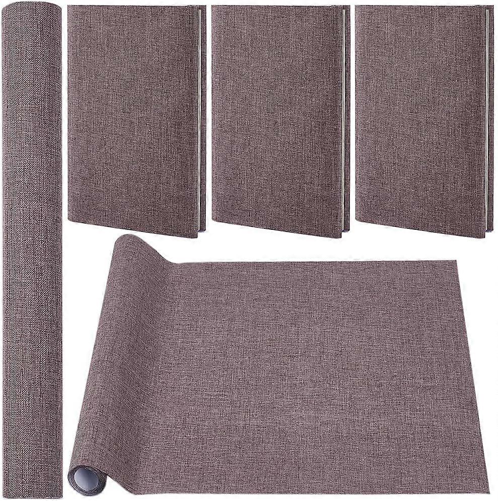 51 x 11.8" Book Cloth Books Binding Coffee Color Linen Fabric Surface Paper Backed Bookcover Densely Woven Cloth Books Album Scrapbooking Archival Cov
