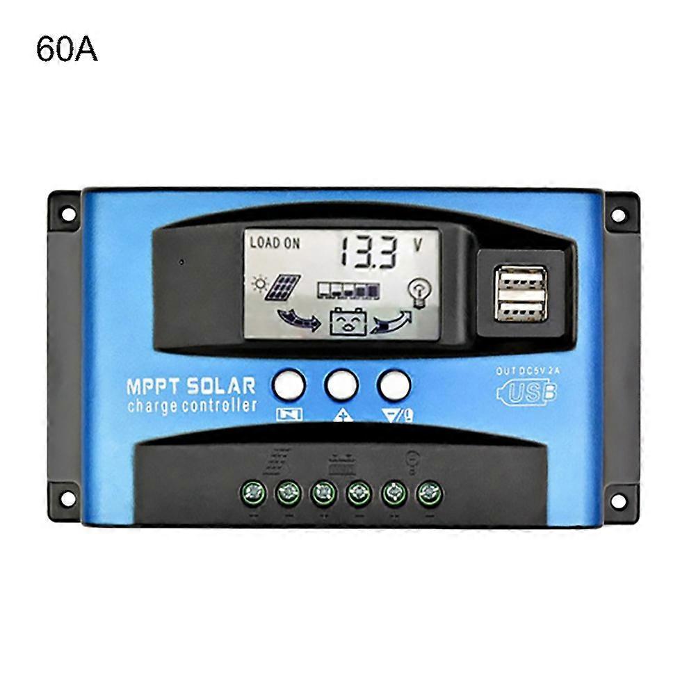 40/50/60/100A 12/24V Mppt Dual USB Solar Battery Charge Regulator Controller KAESI