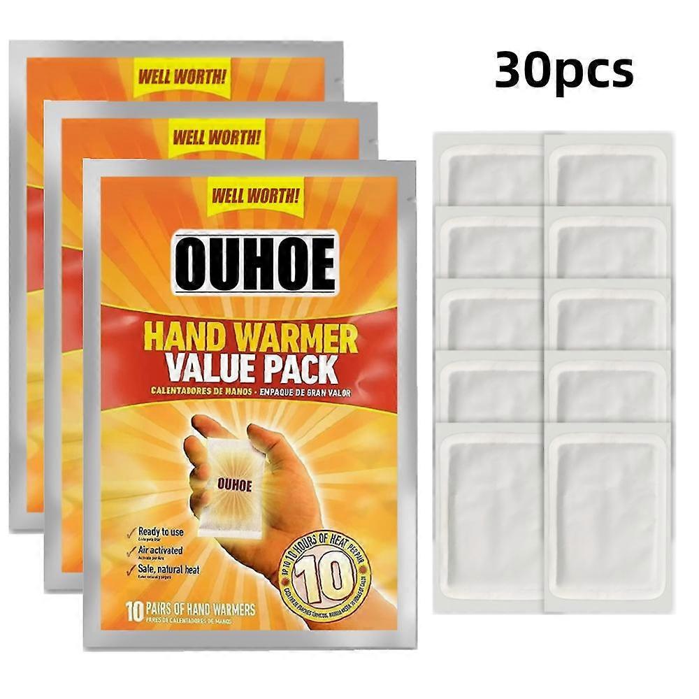 10-40pcs θερμαντήρας χεριών αυτοθερμαινόμενος ψυχρός-απόδειξη ζεστός κοιλιά και θερμότερος σώματος μακράς διαρκείας μίας χρήσης χειμώνας θέρμανση ζεστά μαξιλάρια πάστας