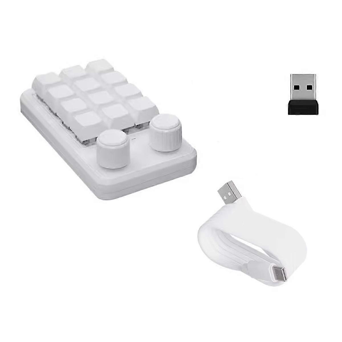 Programming Macro Custom Keyboard RGB Copy Paste Mini Game Mechanical Hotswap Macropad Bluetooth5.0