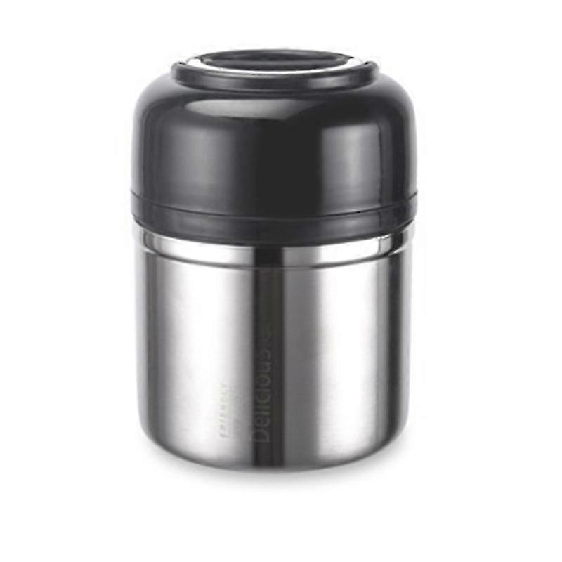 Doppelte thermische Lunchbox aus Edelstahl mit langfristiger Isolierung Bento Box Office Lebensmittelbehälter für Schule-Silber