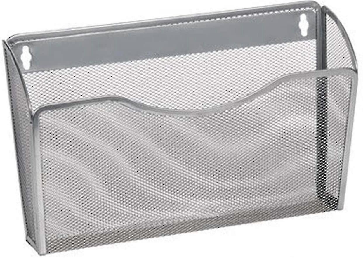 Single Pocket Office Mesh Collection Supporto per file sospeso per montaggio a parete Organizer Rack verticale per file a parete per la scuola, la casa o l'ufficio