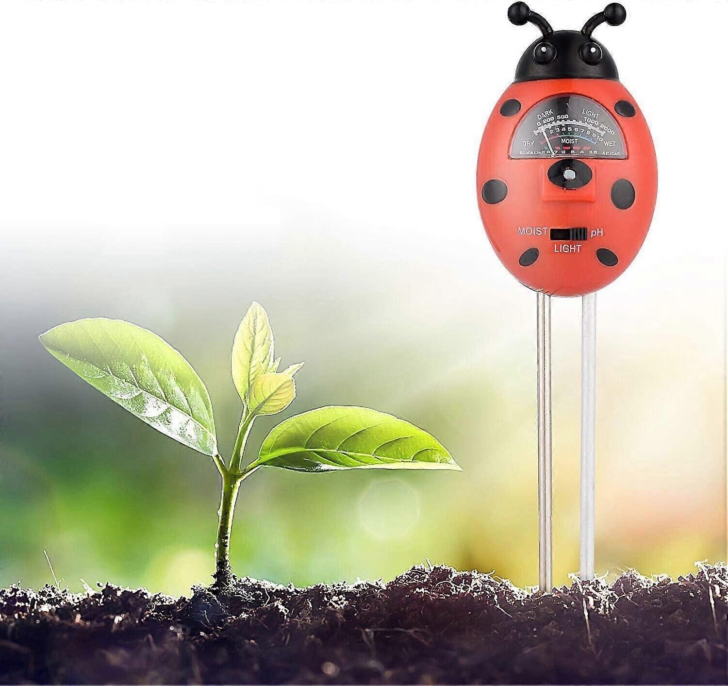 3 in 1 Soil Tester Meter Moisture, Light, PH(No Battery Needed)