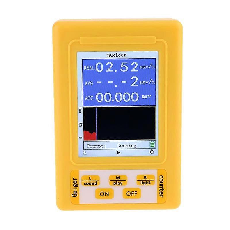 BR-9A/9B/9C/BR-6 LCD Display Radiation Detector Multifunctional Radiation Detector Dosimeter Monitor Radiation Tester EMF Meter