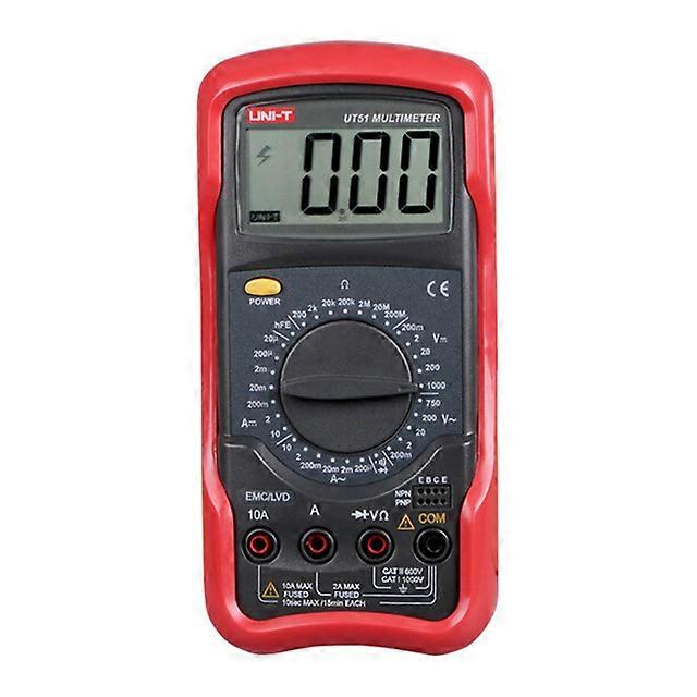 Multimeter Voltmeter Ammeter Ohmmeter Electrical Meter Digital LCD Display Multimeter Transistor Tester Frequency Meter