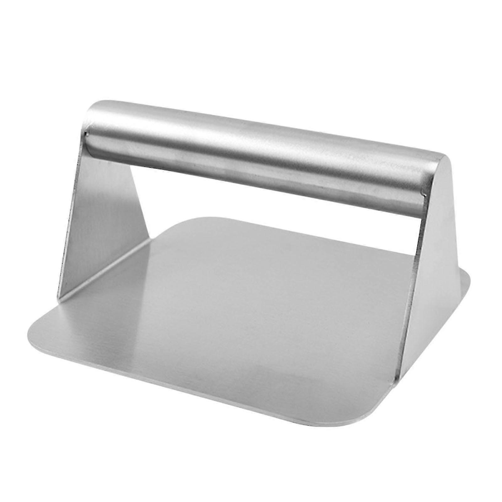 Stainless Steel Burger Press, Burger Press With Handle For Flat Top Grill Cooking, Grill Accessories For Steak Making, Prevent Rust And Easy To Clean