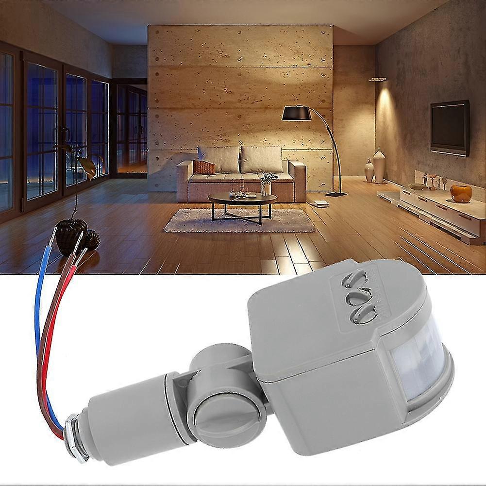 Infrared Human Body Motion Sensor LED Light 85-265V