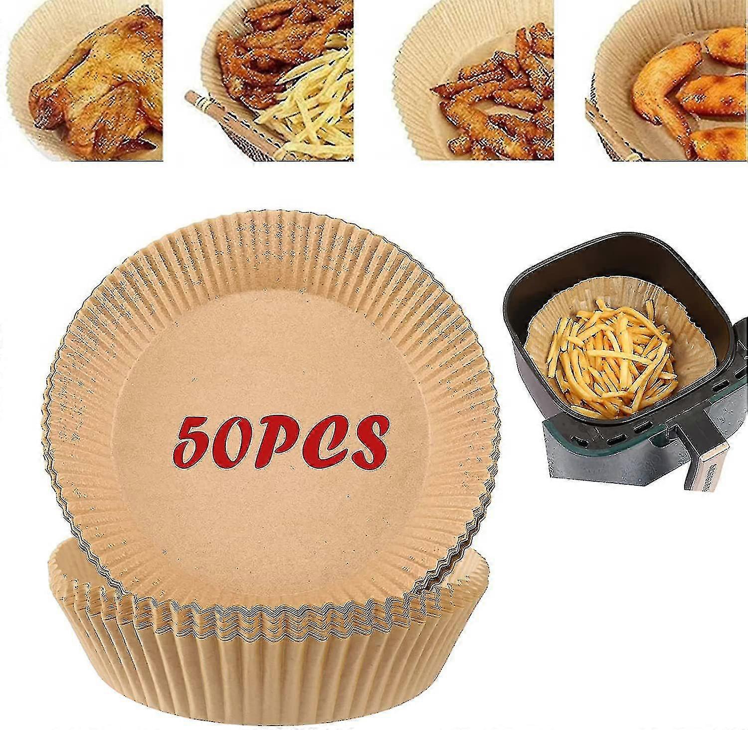 Air Fryer Paper 50/100pcs Accessories Nonstick Disposable Baking Paper Kitchen Tool
