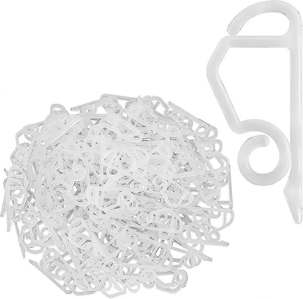String Light Gutter Hooks, 100 Pcs Christmas Light Clips Hooks Bracket, Mini