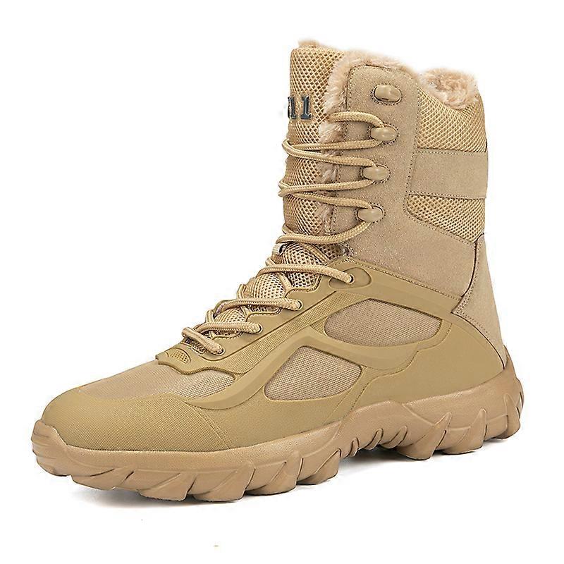 Military Boot Men's Winter Boots Plus Plush Keep Warm Ankle Boots Man Tactical Army Boot Winter Work Shoes