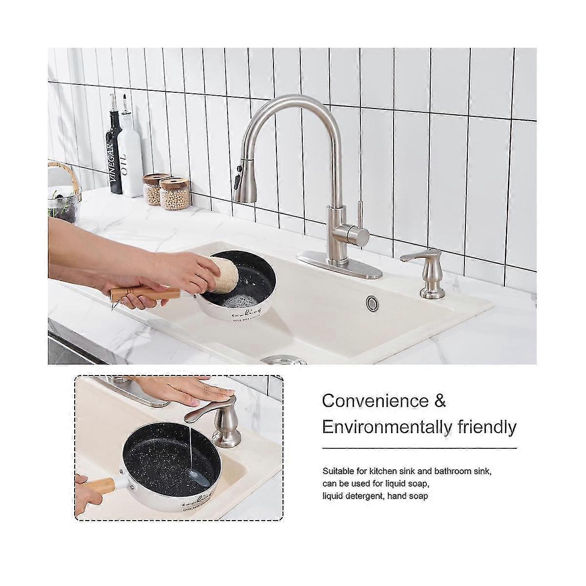 Glacier Bay Sink Soap Dispenser Extension Tube Kit – 40 Inch With Check Valve, Under Counter, 1 Pack (MPN 36660)
