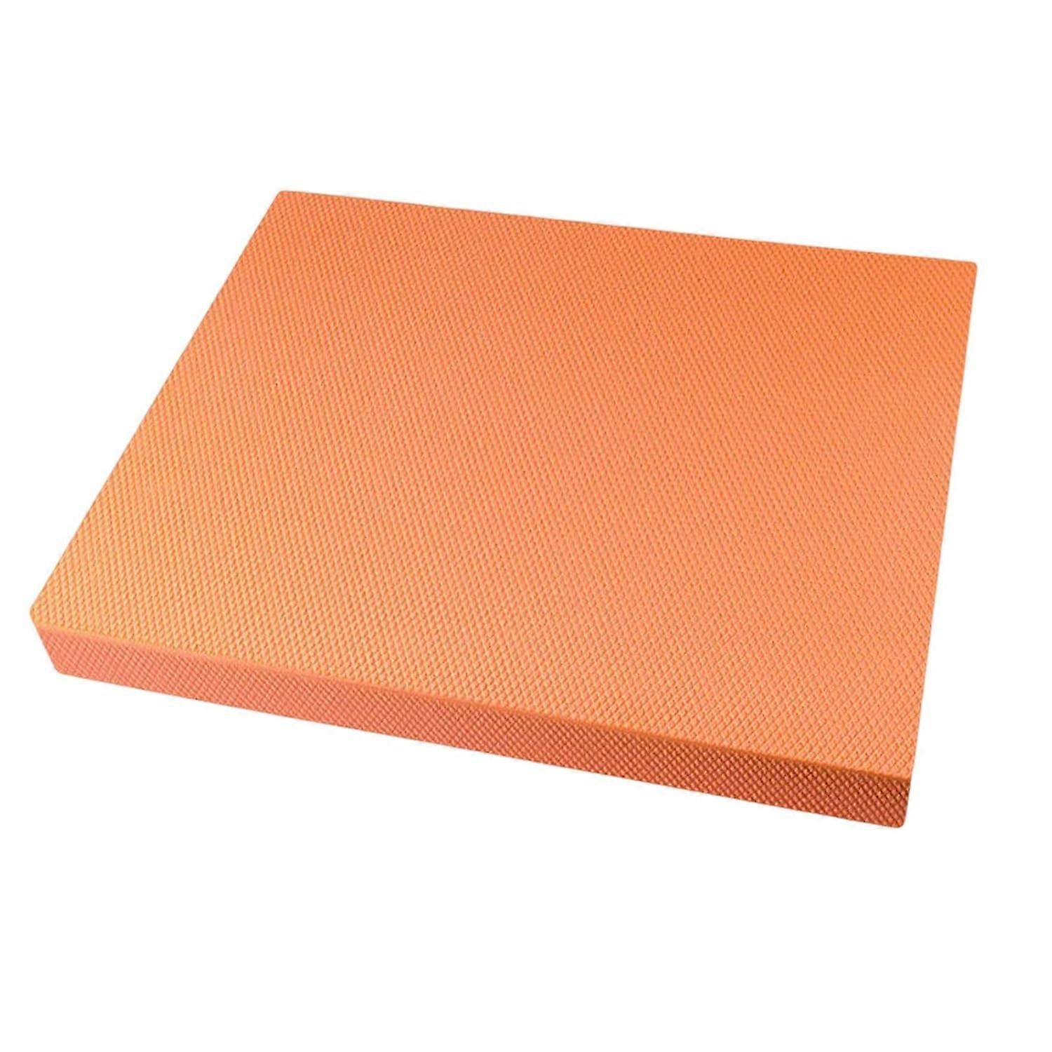 Balance Mat Soft Stability Training Mat for Stretching Core Training Exercises Orange