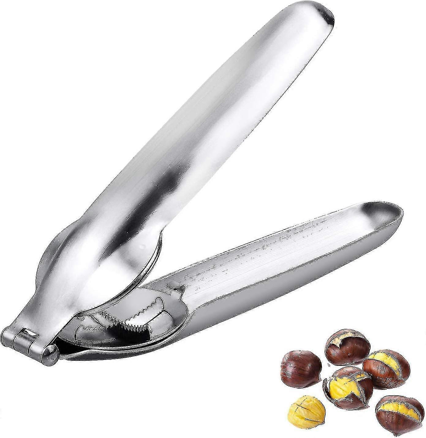 Chestnut Cutter Quick Chestnut Clip Pliers Metal Nut Cracker Sheller Nut Opener-yvan