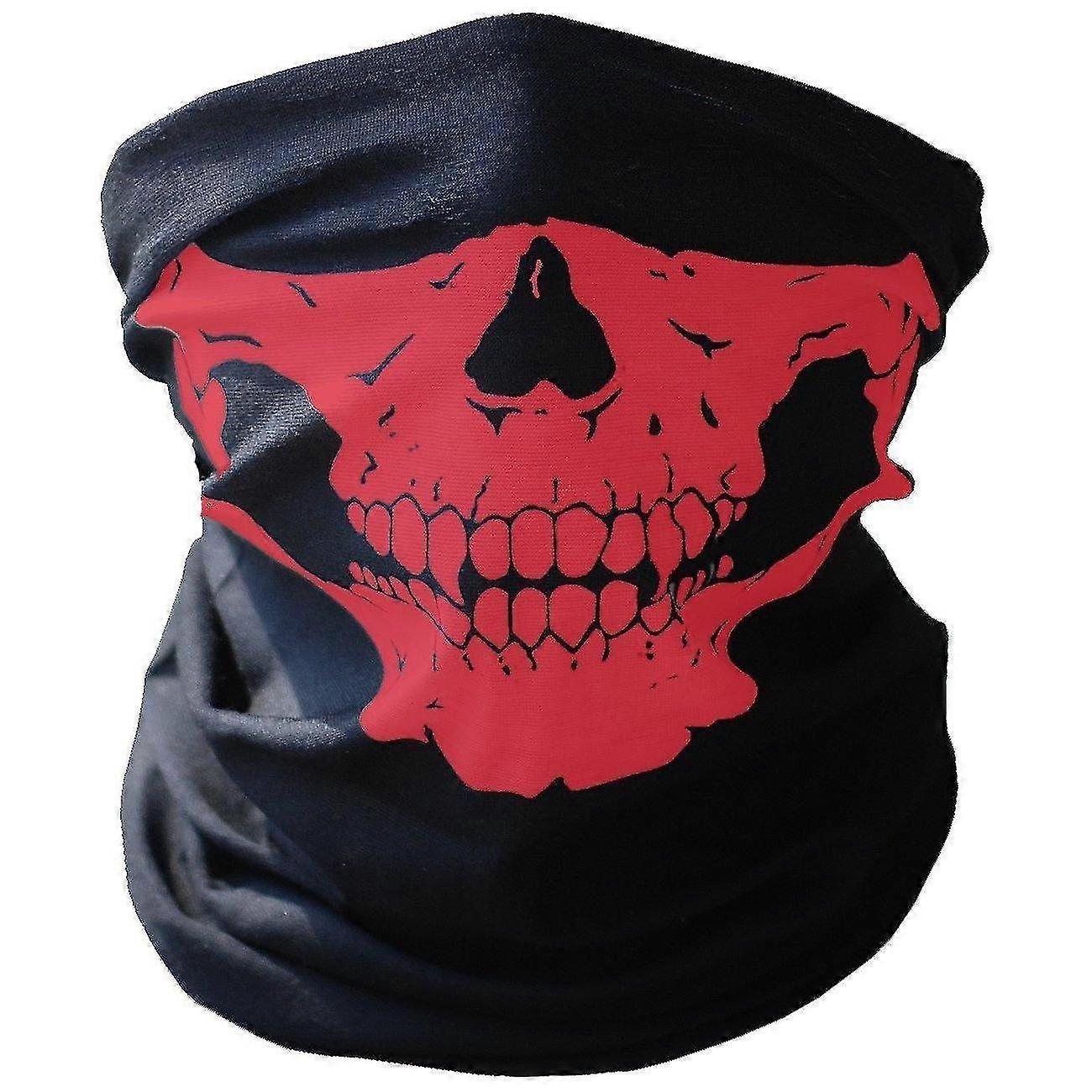 Skeletal Mask Scarf Halloween-Skeleton Mask Multi-color Optional