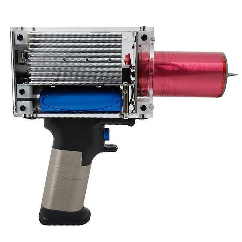 Third Generation Plus 80w 6a Gun Portable Handheld High Voltage Generator Artificial Lighing Tesla Coil