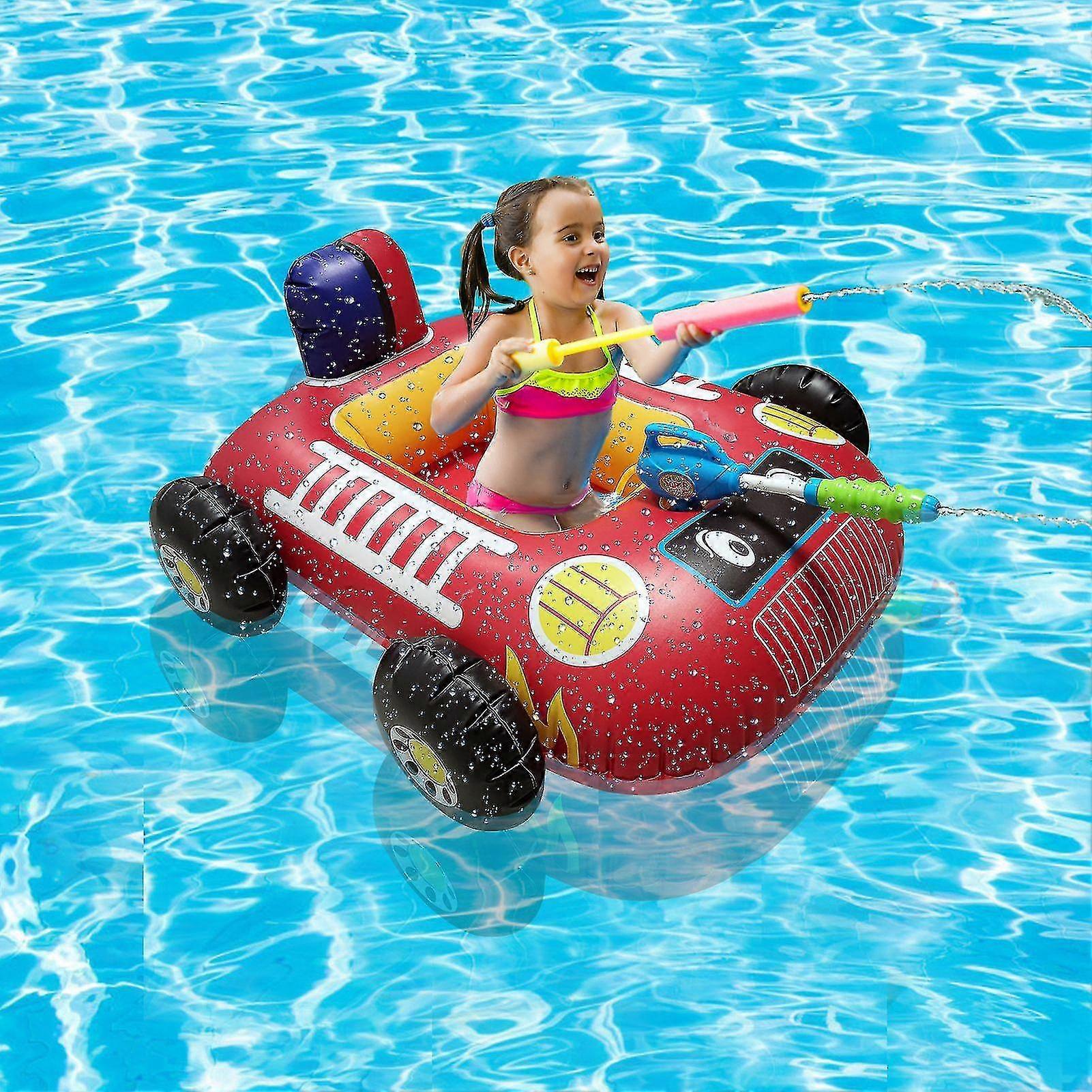 Children's Water Bumper Cars, Water Guns, Inflatable Children's Swimming Rings