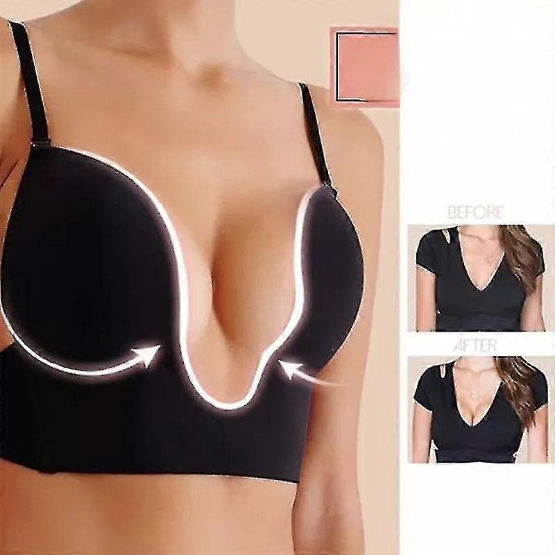 Sexy Plunge Bra Deep U Women Lingerie Seamless Backless Underwear Wedding Sexy Intimates Female