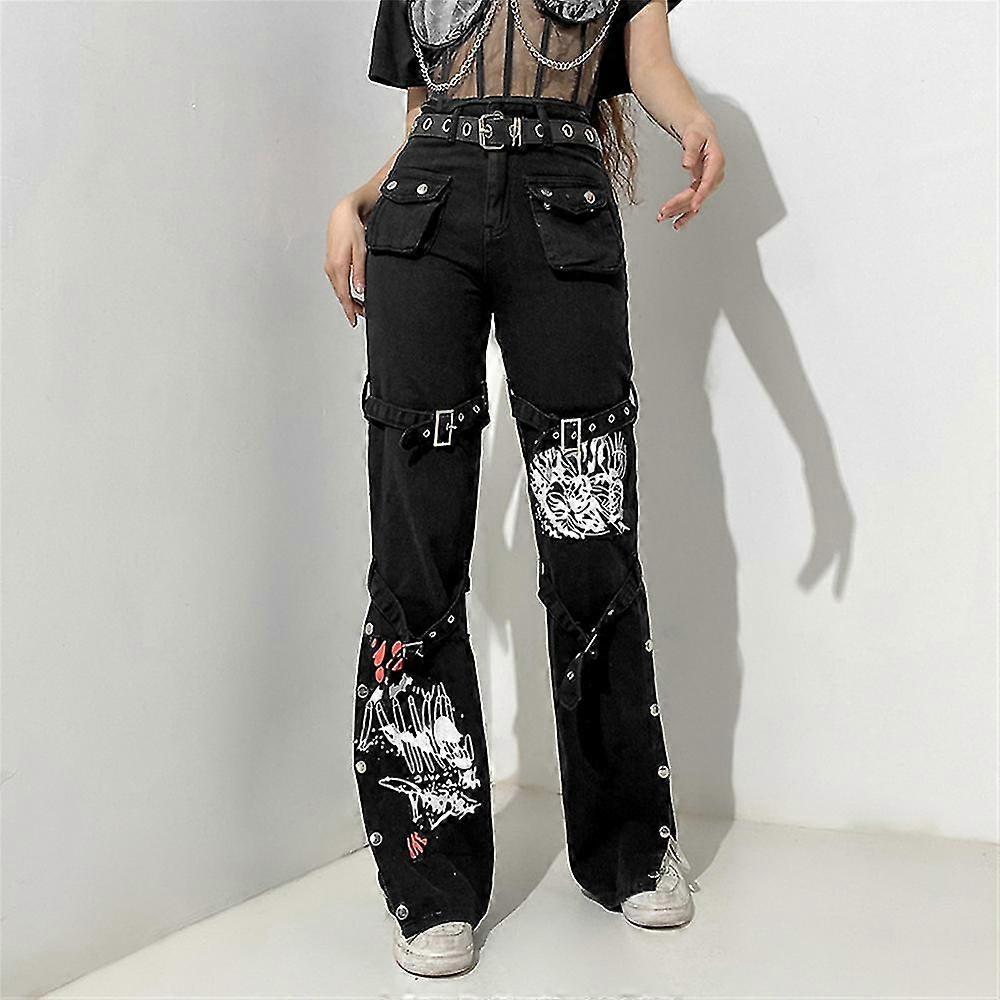 パンツ Y2K MAD PUNKS gimmick lace cargo pants Y2K MAD PUNKS gimmick lace cargo pants
