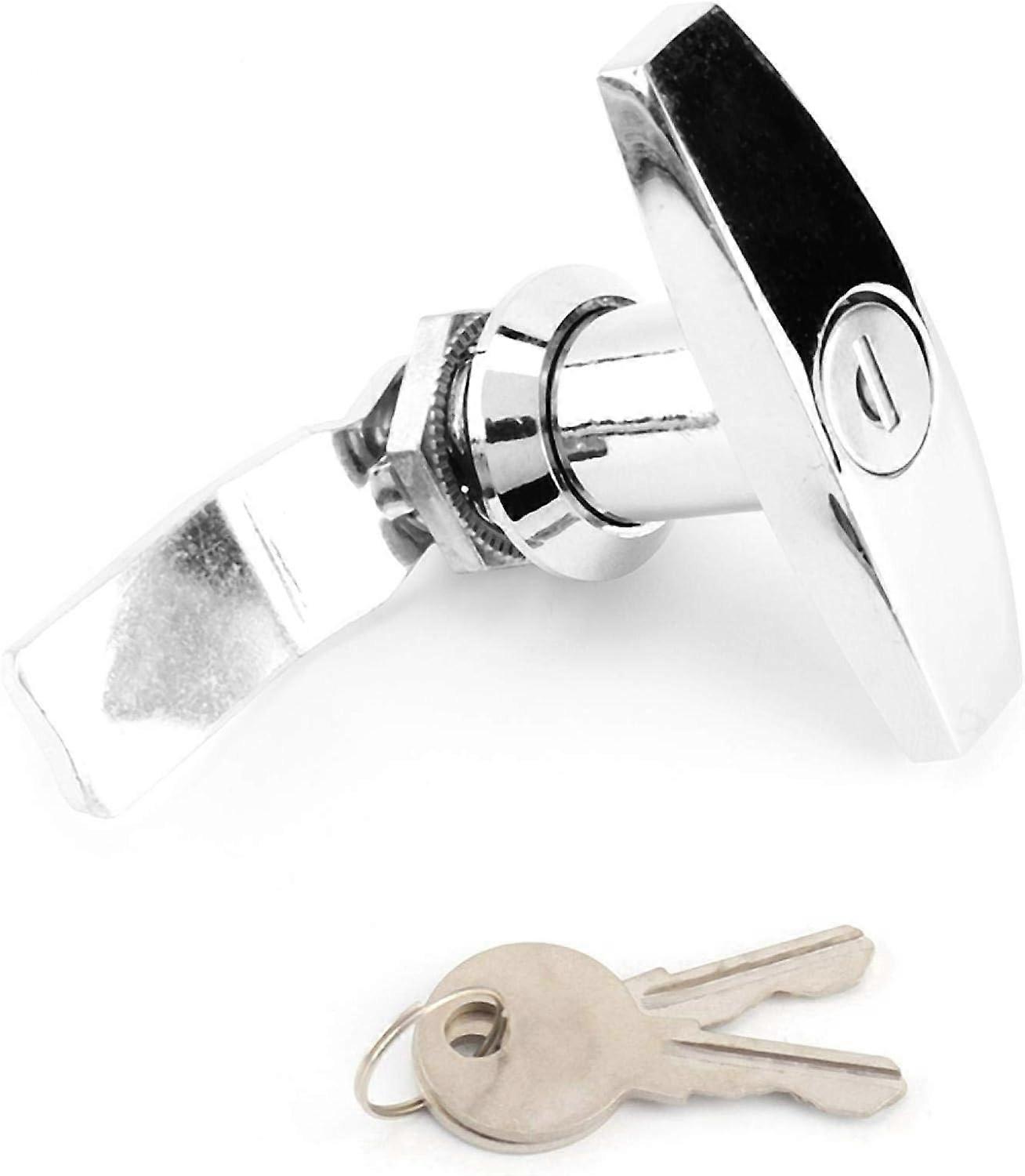 for tilting garage door lock for garage handle T-handle lock, rear attachment T-lock handle Toolbox Garage door lock with keys for door