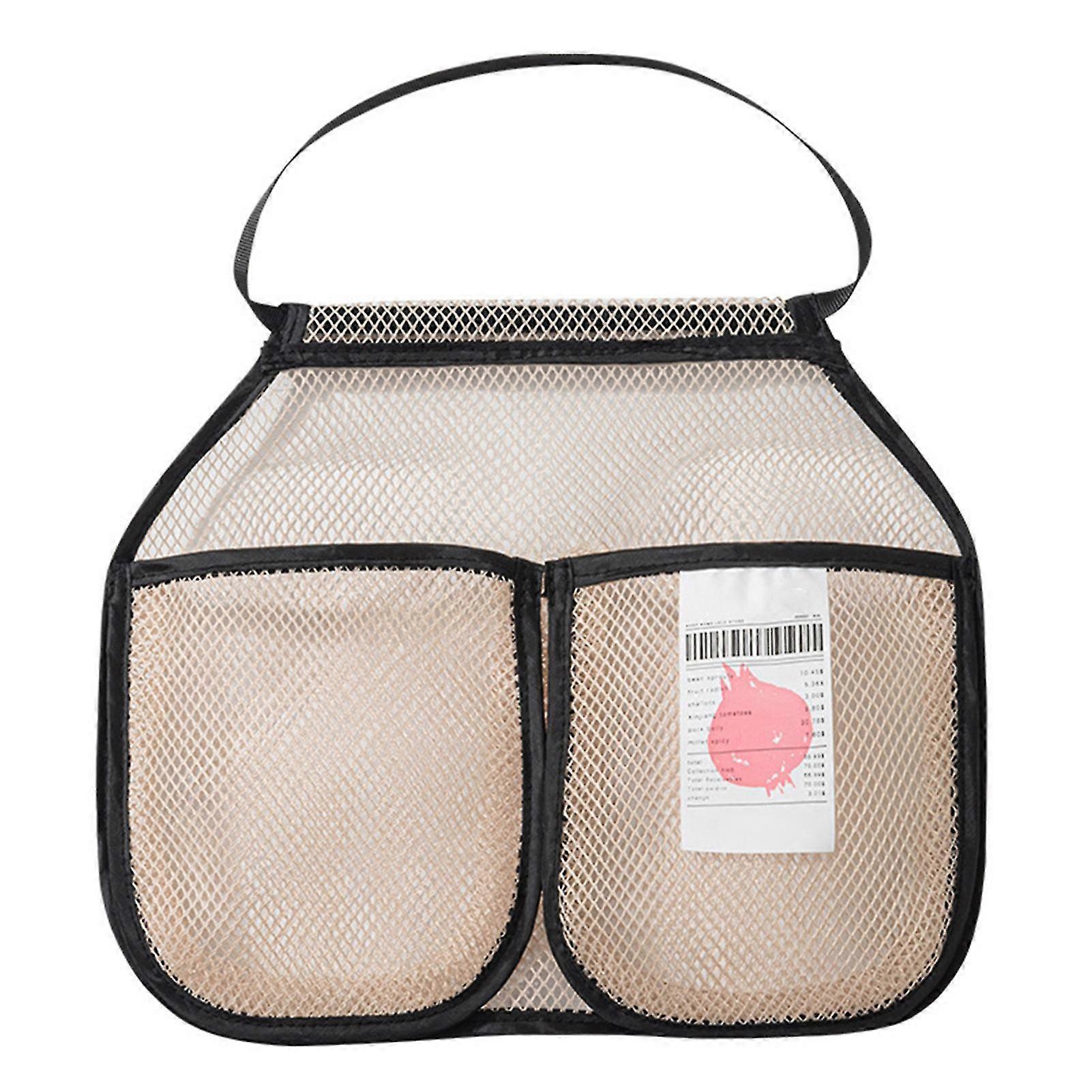 Hanging Fruit Vegetables Mesh Bag Large Capacity Onion Garlic Net Bag For Kitchen