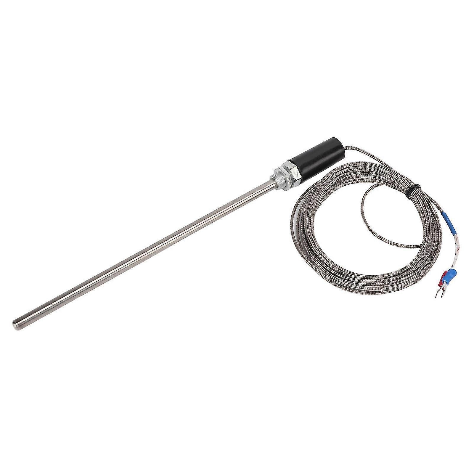 M12 Probe Type Thermocouple Sensor - K Type Stainless Steel Temperature Probe (4m)