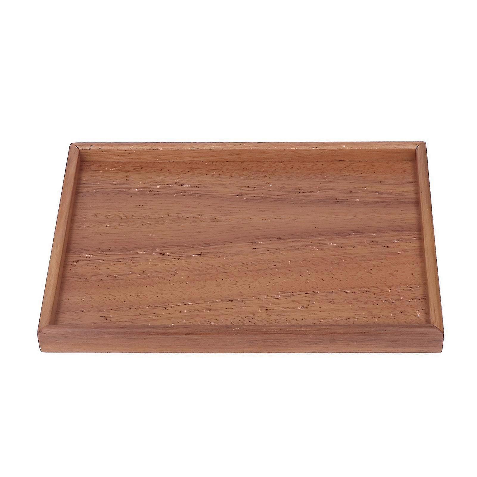 Multifunctional Bamboo Tea Serving Tray for Home Hotel Bathroom Decor