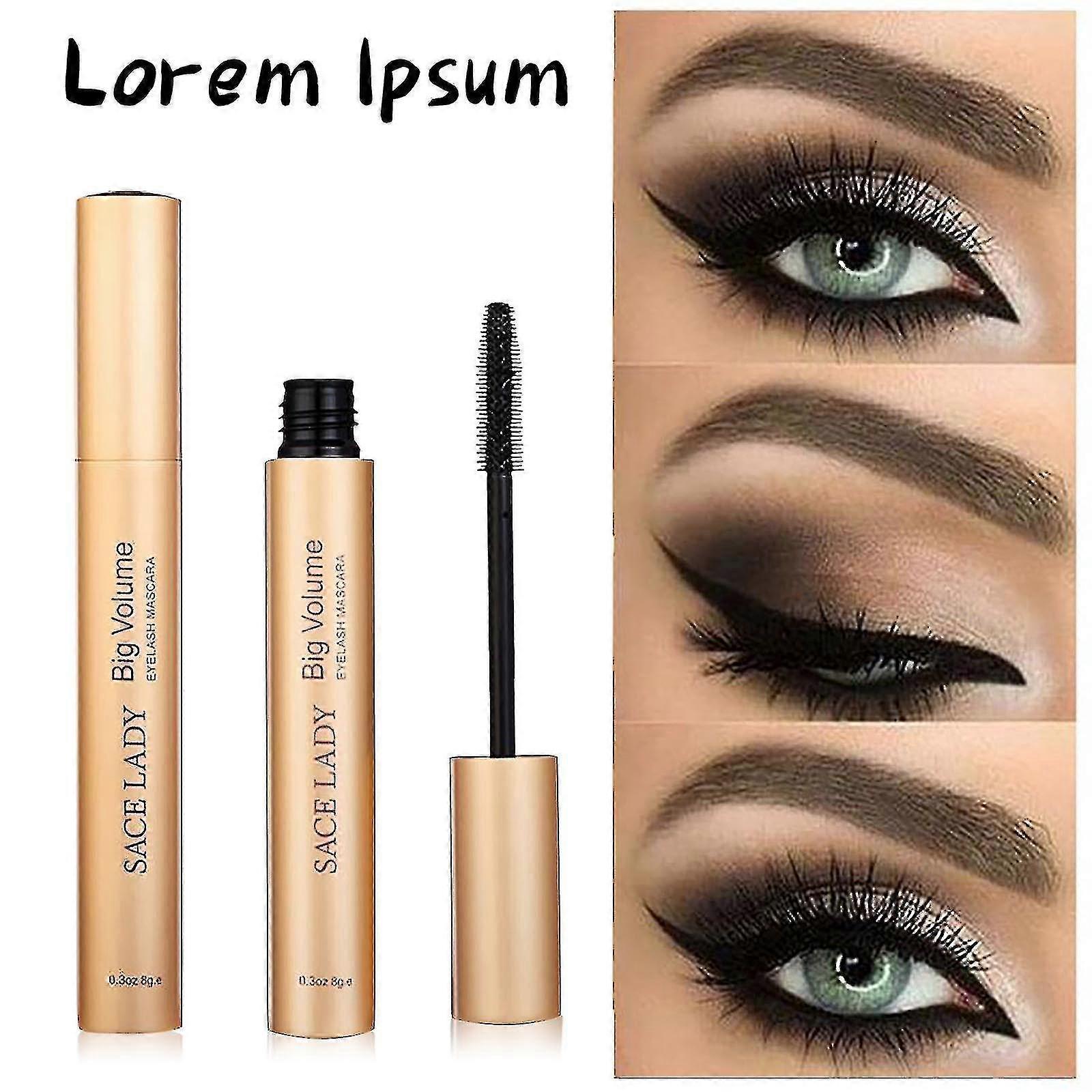 Golden Waterproof Makeup Mascara Long Eyelash Cream Eyelash Extension