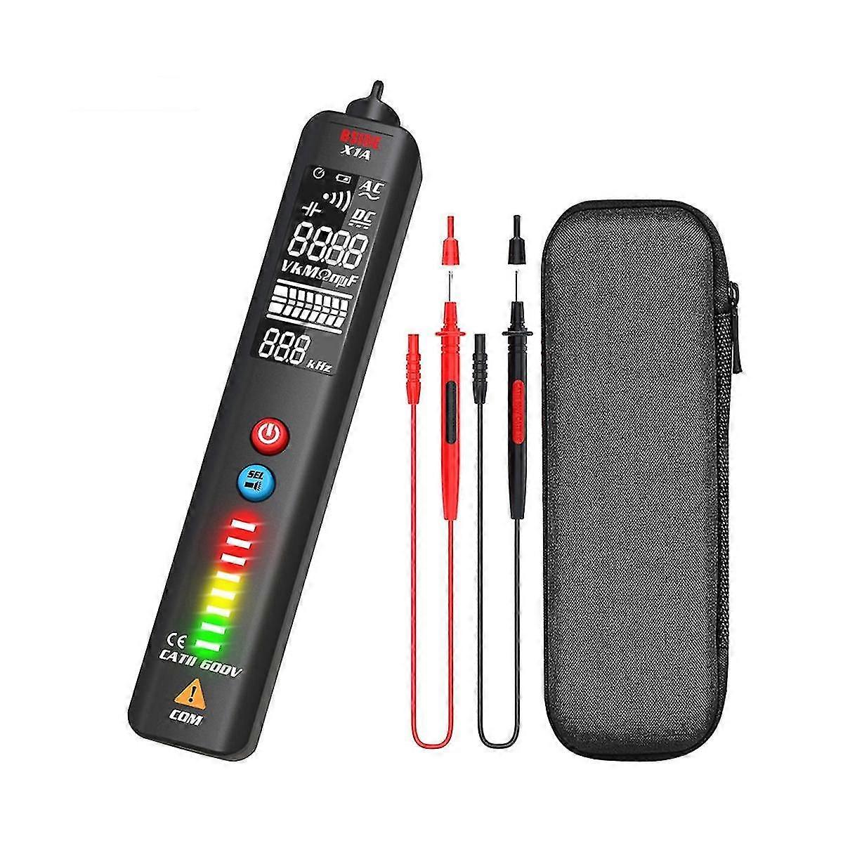X1a Voltage Tester Ebtn Lcd 3- Display Voltage Detector Capacitance Test And Adjustable Sensitivit