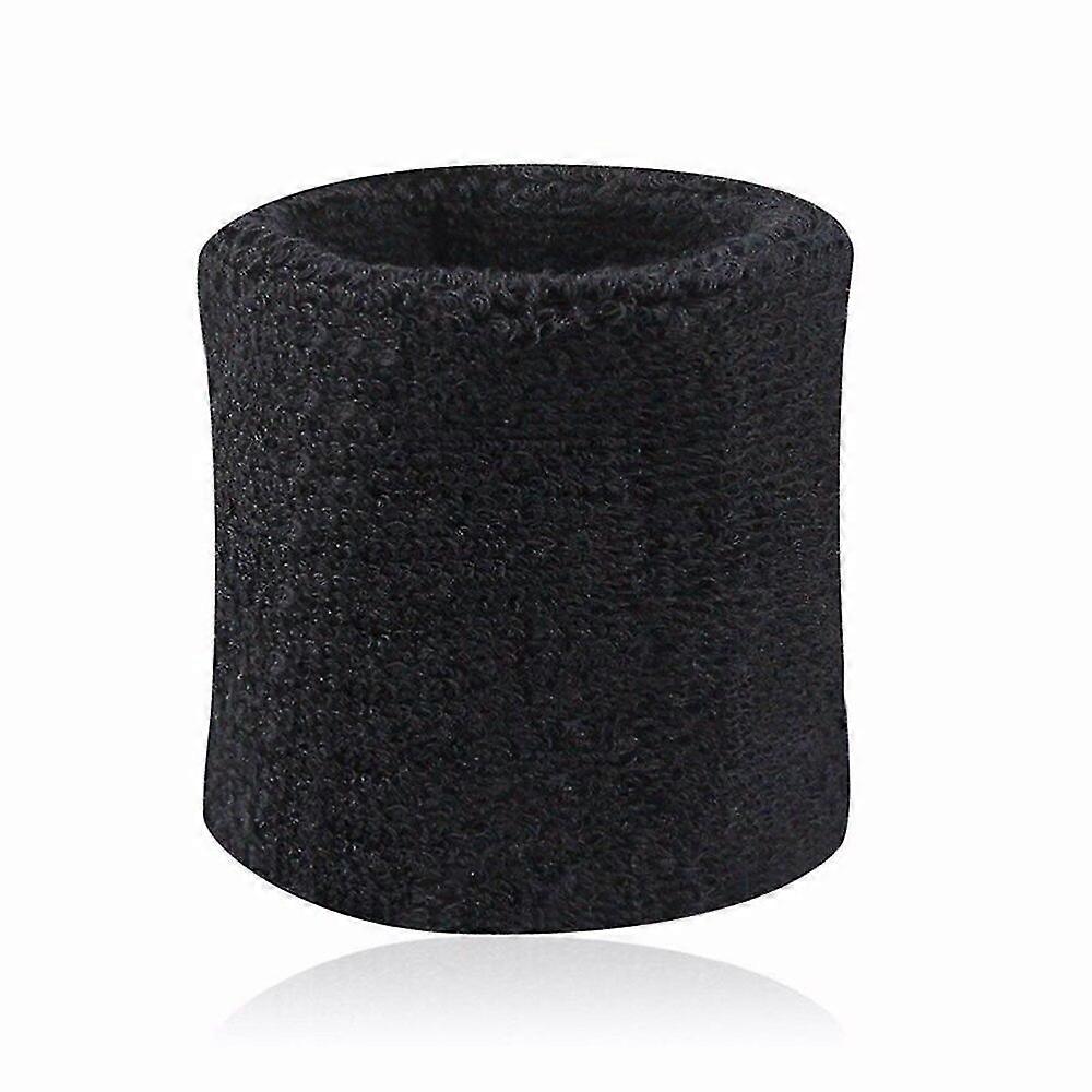 2PCS Colorful Unisex Sport Sweatband Wristband Cotton Wrist Protector Running