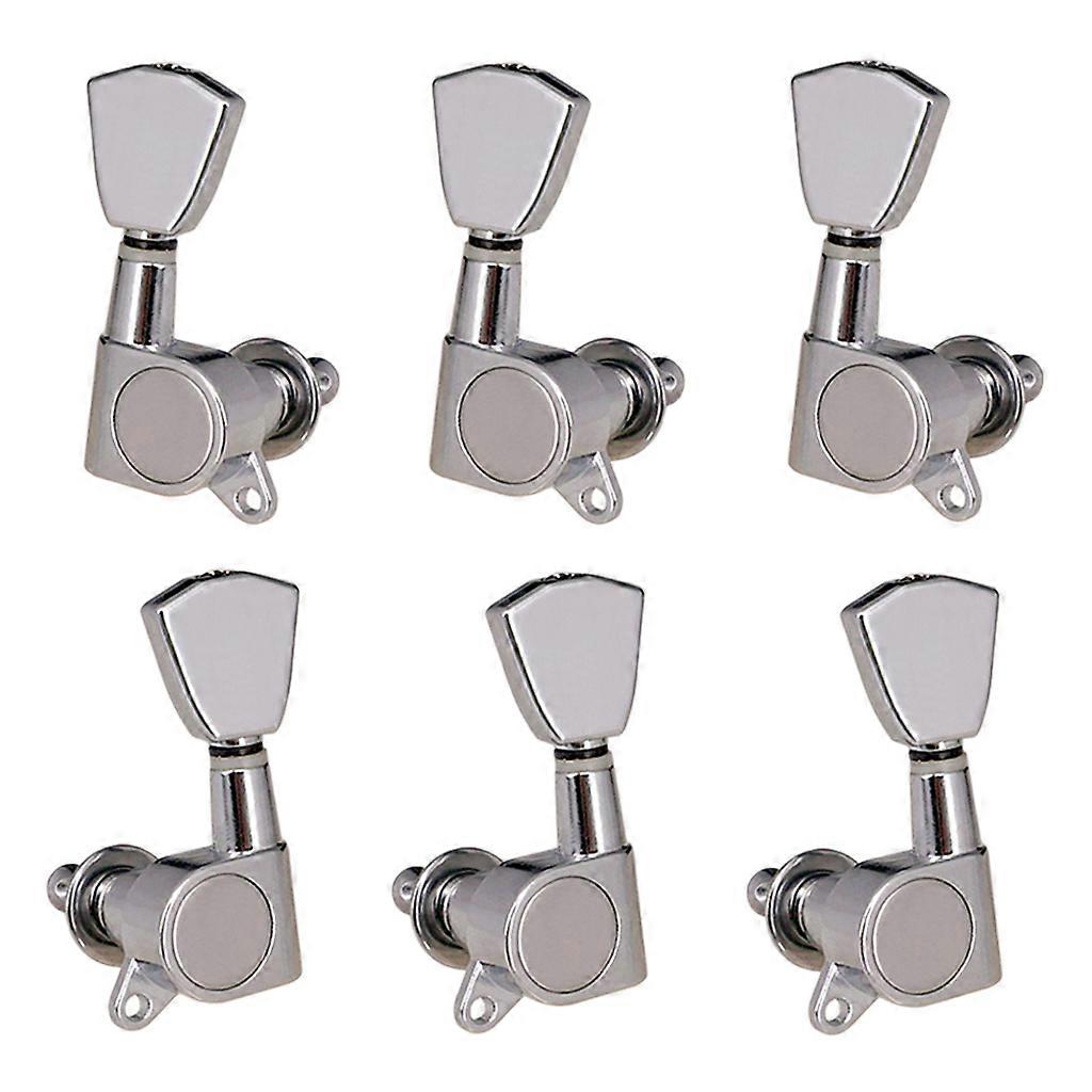 6 pcs Acoustic Electric Guitar Tuning Pegs Machine Head Tuners Replacement Stringed Instruments