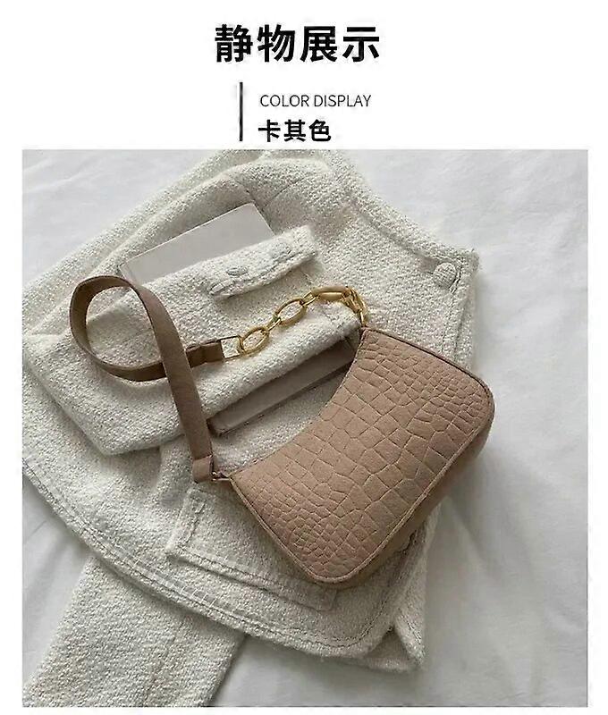 Borse Una borsa a tracolla Borsa subascellare da donna Design di nicchia Borsa ascellare con trama avanzata Borsa da sella a mezzaluna Dermatoglifo