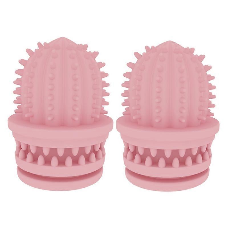 2 PCS Pet Cleaning Teeth TPR Cactus Bite-resistant Toys