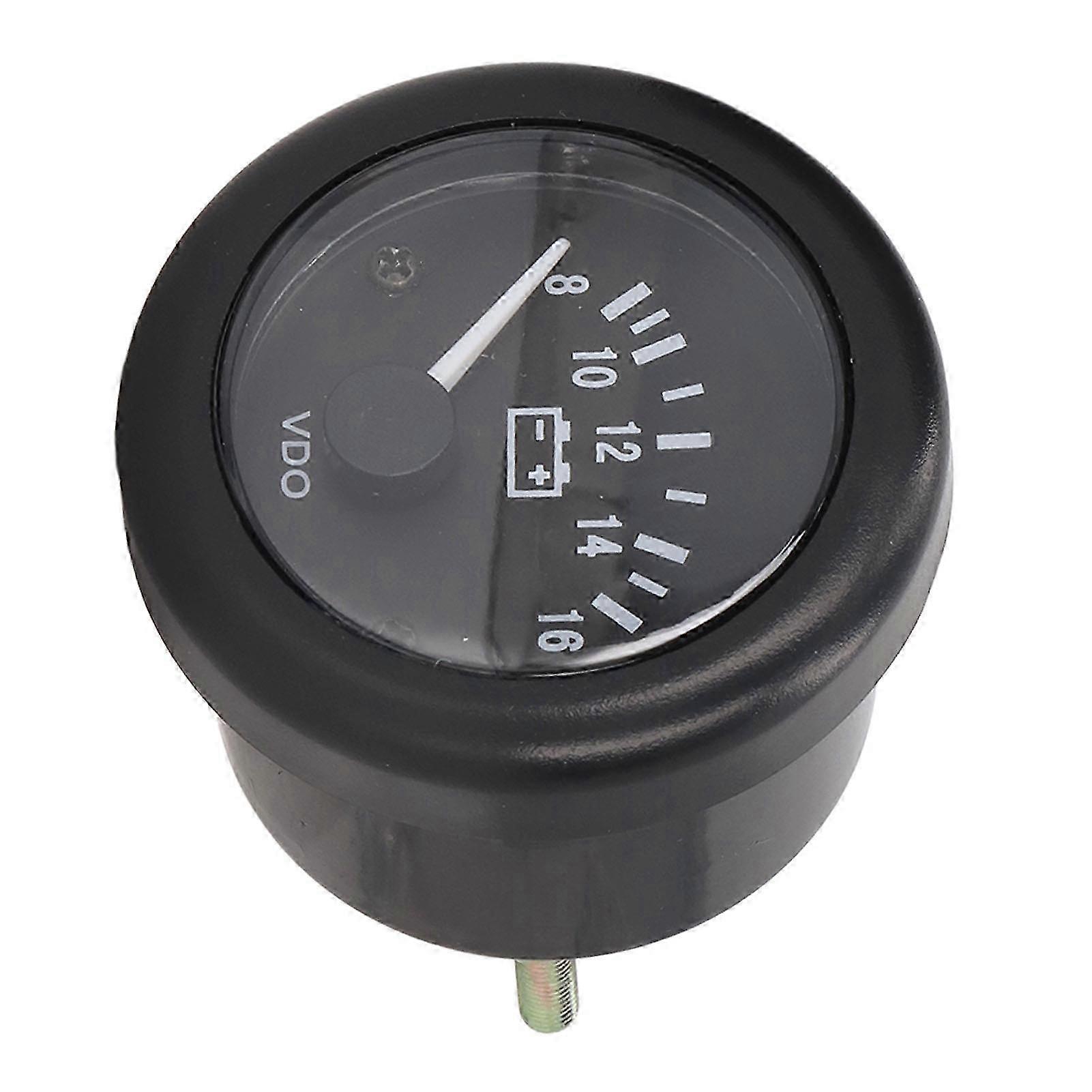 2in Voltage Meter for Diesel Engines Automotive Generator Gauge 8-16V Measuring Range 12V