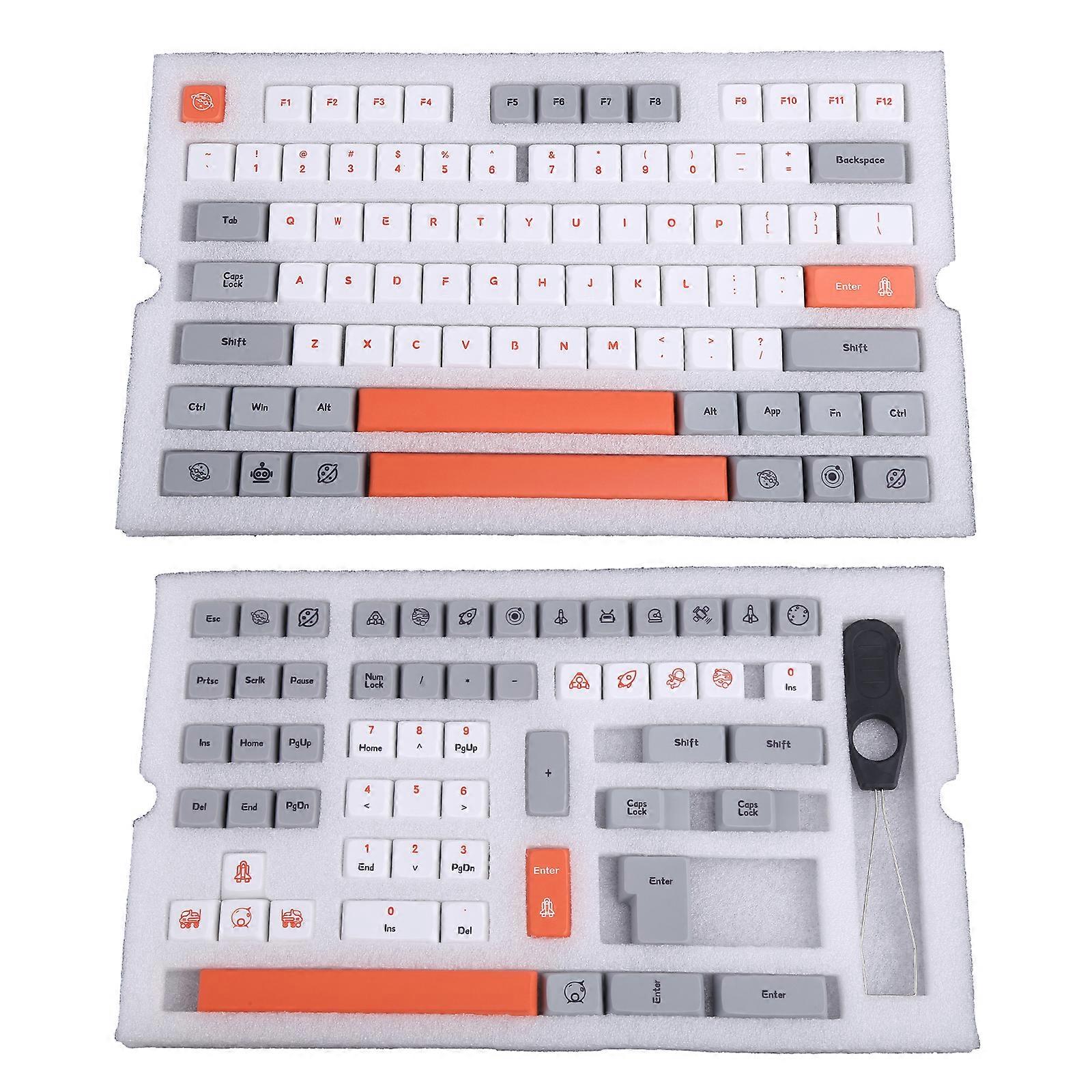 مخصص Keycap صبغ التسامي XDA الملف الشخصي GK61 64 68 96 126 تخطيط 125 مفاتيح