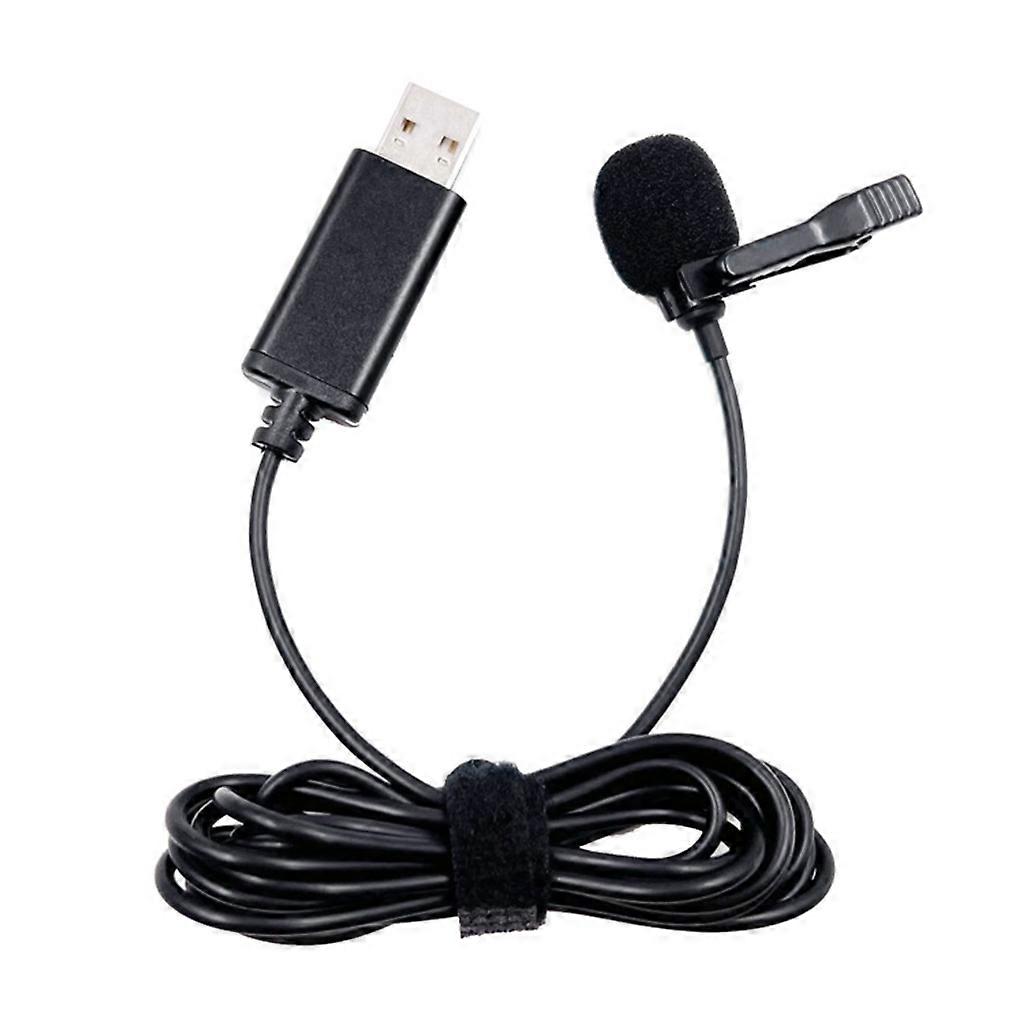 Mini Microfono USB Risvolto DV Lavalier Microfono Stereo Esterno Portatile