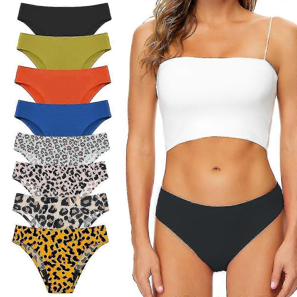 Girls Seamless Swimwear Menstrual Panties 4-layer Leakproof Sexy Leopard Bikini Fast Absorption Summer Beachwear Period Swimsuit