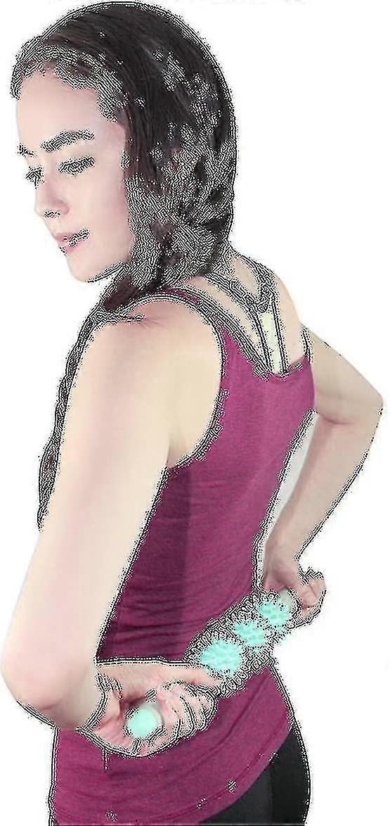 מקל עיסוי כדורי Prickly 3 כדורי Hedgehog Ball עיסוי שרירים מקל עיסוי רגיעה Fasciagreen