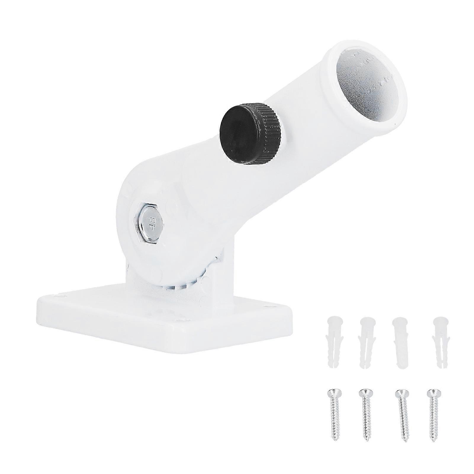 Flagpole Mounting Bracket Multi Position 1in Single Hole Rustproof Flag Pole Holder Set Kit