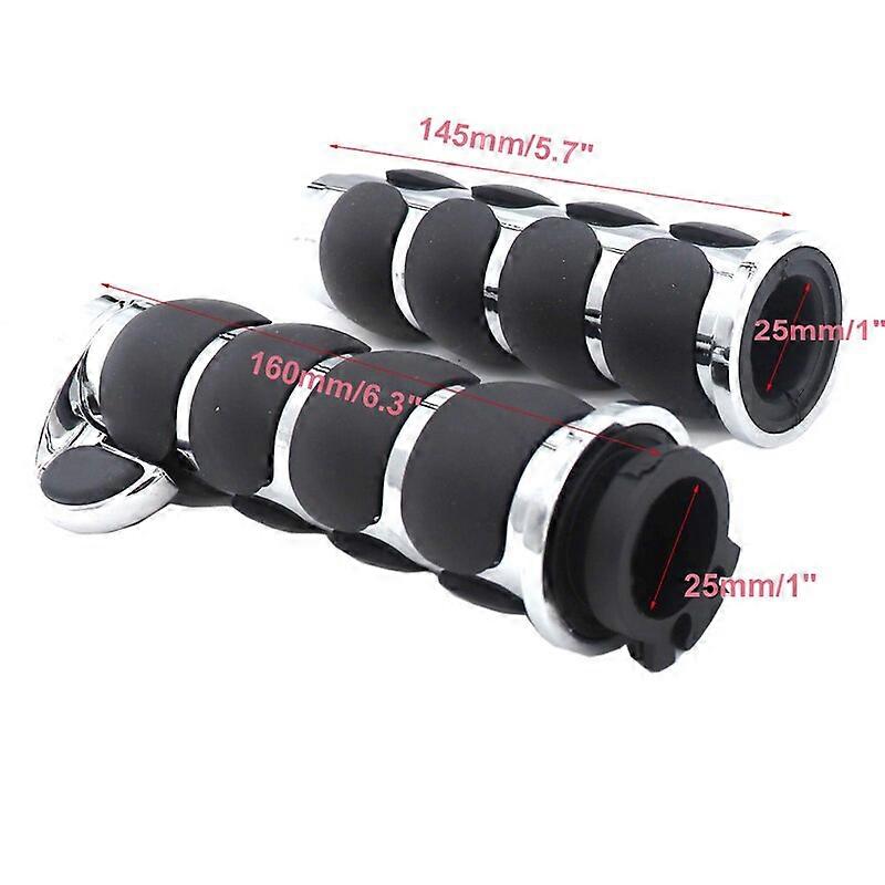 25mm 1" Motorcycle Handlebar Handle Bar End Hand Grips For Harle Cruiser Chopper Custom Suzuki Boulevard M109R Road Glide Motorcycle Elbow & Wrist Gua