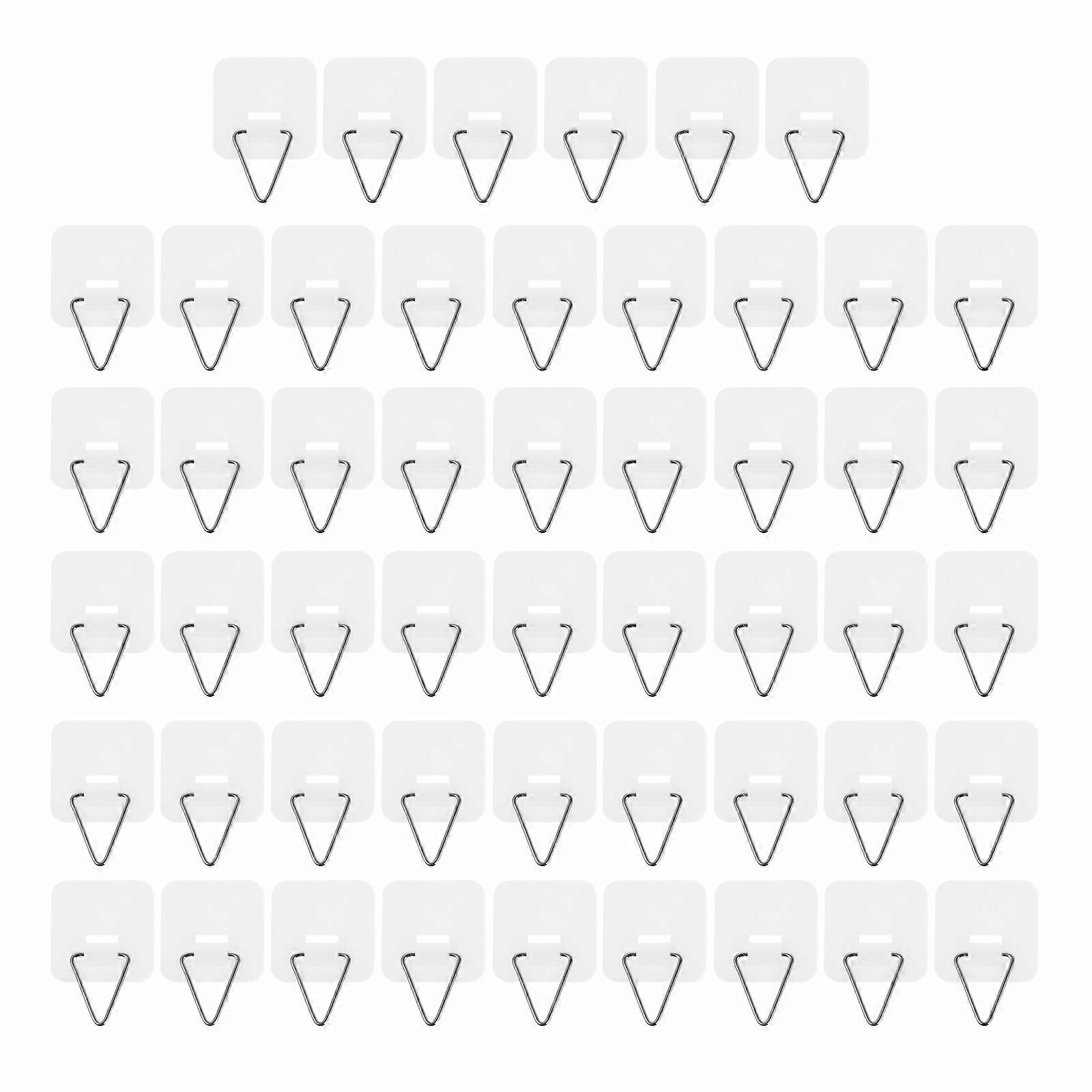 50pcs Vertical Plate Holders Invisible Plate Hanger Multi-use Plate Hanger