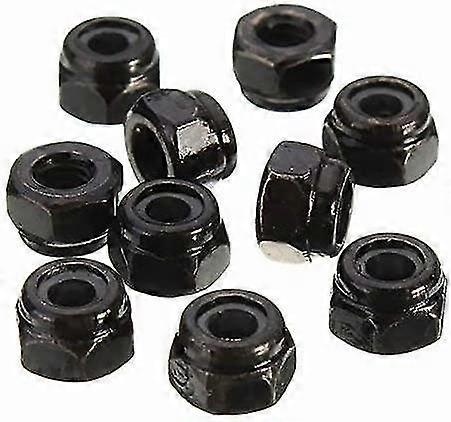 Cs1 80pcs Carbon Steel Self-Locking Hex Nut Nylon Insert Nut - M3